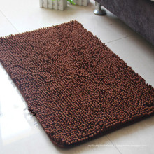 fabrication de tapis de porte brun en microfibre